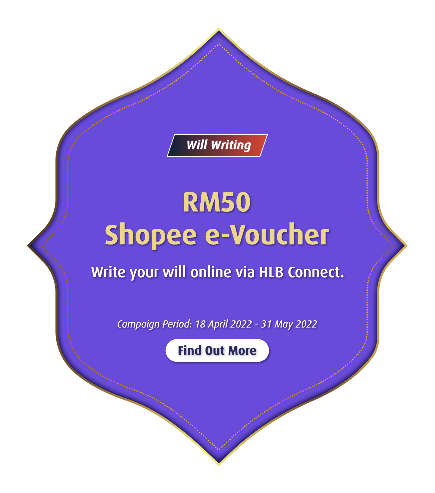 Will Writing RM50 Shopee e-Voucher